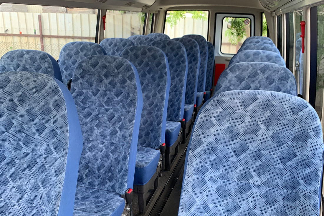 Fuso 24 seat mini bus interior